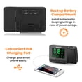 thumbnail image 5 of SMARTRO SC31B Digital Projection Alarm Clock with Indoor Outdoor Thermometer, Black, 5 of 9