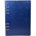 thumbnail image 1 of HUGFEGWE A5 Classic Refillable Notebook Loose Pocket Leather 6 Holes Ring Binder Personal Planner Organizer Notebook Binder Reusable Multi Functional CA919-106948, 1 of 7