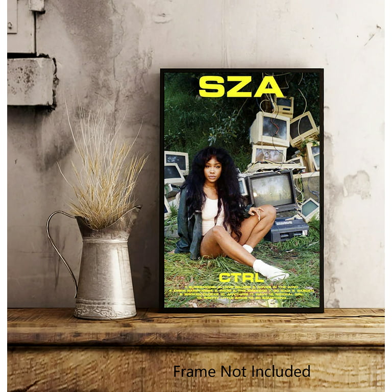 sza ctrl album cover Cool Wall Decor Art Print posters for room aesthetic  Frameless Gift 12 x 18 inch(30cm x 46cm) 