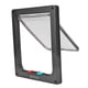 thumbnail image 3 of Puerta de seguridad para perros y gatos con cerradura de 4 vías puerta de plástico para mascotas (negro XL) JShteea Libre de BPA, 3 of 9