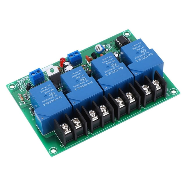 Sequential Controller Module, 2 Panel 30A 4 Channel Power Time Sequence Board For Circuit