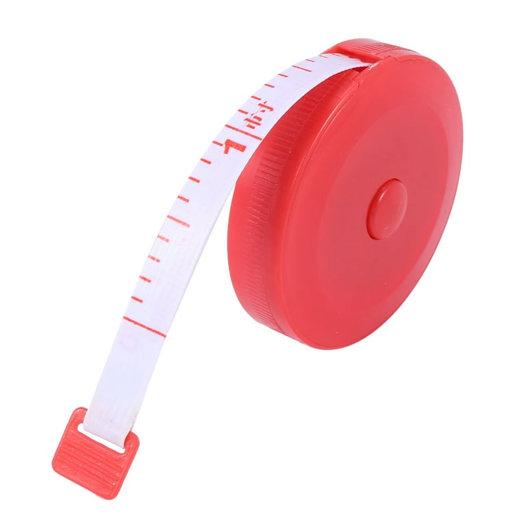 Colorful Sewing Measuring Tape Retractable 60 Inch 1 5m Plastic Material