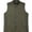Olive, variant on Krumba Mens Sleeveless Lightweight Vest: Zip Up Quilted Pockets Packable Jacket - Casual for Outdoor Running Hiking Travel Black Size 2XL
