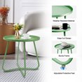 thumbnail image 4 of Fionafurn Round Side Table, Metal End Table, Small Patio Coffee Table for Porch Yard Balcony Garden, Green, 4 of 6