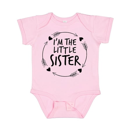 

Inktastic I m the Little Sister Gift Baby Girl Bodysuit