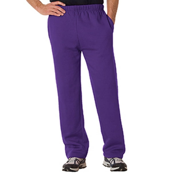 open bottom fleece pants