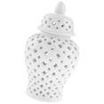 thumbnail image 1 of facefd Ceramic Ginger Jar Vase Temple Jar Display Bookcase Jar with Lid Decor Storage Jar Handicraft, 1 of 9