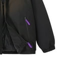 thumbnail image 3 of Dasayo Quilted Women's Coats Black Puffed Barn Hooded Zip up Thicken Coats Shackets for Women 2025 M, 3 of 5