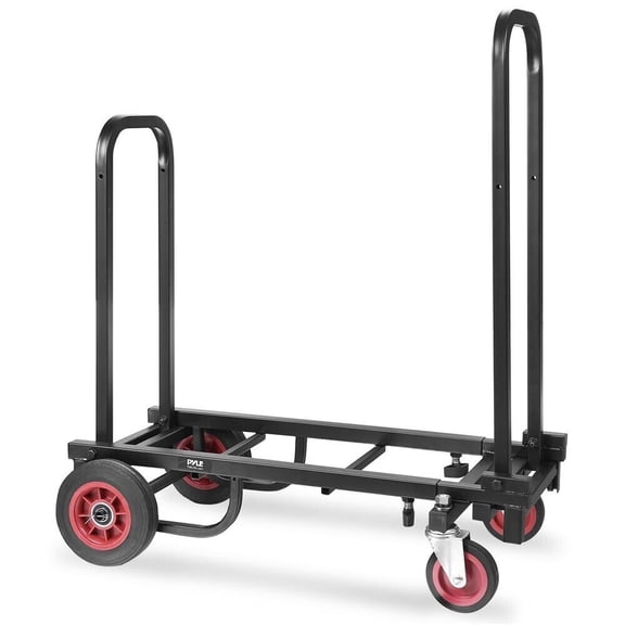 Pyle Heavy Duty Compact Folding Adjustable Hand Truck/Dolly/Platform Cart PKEQ38