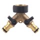 thumbnail image 2 of Divisor de Agua, Divisor de Grifo, Divisor del Conector que Extiende Efectivamete el Riego del Césped del Divisor de Agua., 2 of 7
