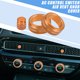 thumbnail image 2 of Cubierta de la perilla de ventilación de aire del interruptor de control de CA para Honda Civic 2022-2023 aleación de aluminio naranja (juego de 7), 2 of 7