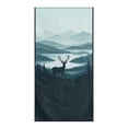thumbnail image 2 of XYZCANDO Deer Mountain Landscape Car Seat Towel Cover, Machine Washable Towel Seats Cover Non-Slip Non-Slip Fit for Van Cars, 2 of 11