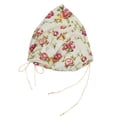 thumbnail image 2 of Gorro de encaje floral para bebé recién nacido, accesorio fotográfico Rosa, 2 of 9