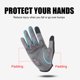 thumbnail image 4 of Guantes de ciclismo Hombres Mujeres Acolchado Pantalla táctil Guantes transpirables que absorben el sudor para, 4 of 8