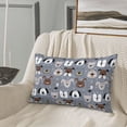 thumbnail image 5 of Daiia Cute Dog Faces Bedding Waterproof Pillow Protector Zippered Queen – Bed Bug Proof Pillow Encasement-20"x30", 5 of 6