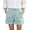 Cyan, variant on Stralyhd Shorts for Women Casual Cotton Linen Bermuda Shorts 2026 Summer Vacation Fashion Mid-Rise Shorts Basic Shorts with Pockets Light Green XXXL