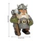 thumbnail image 5 of Muyoka Estatua de gnomo enano vikingo, escultura de hada, adorno de resina, artesanía de jardín, paisaje, decoración de patio Muyoka Hogar, 5 of 7