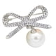 thumbnail image 4 of Sonducket Broche de perla con lazo, Pin de solapa esmaltado de imitación, joyería, broches de diamantes de imitación antivaciados para niñas, Type2 NO2, 4 of 6