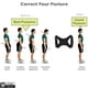 thumbnail image 4 of Corrector de postura POAGL para hombres | Soporte de espalda ajustable, 4 of 7