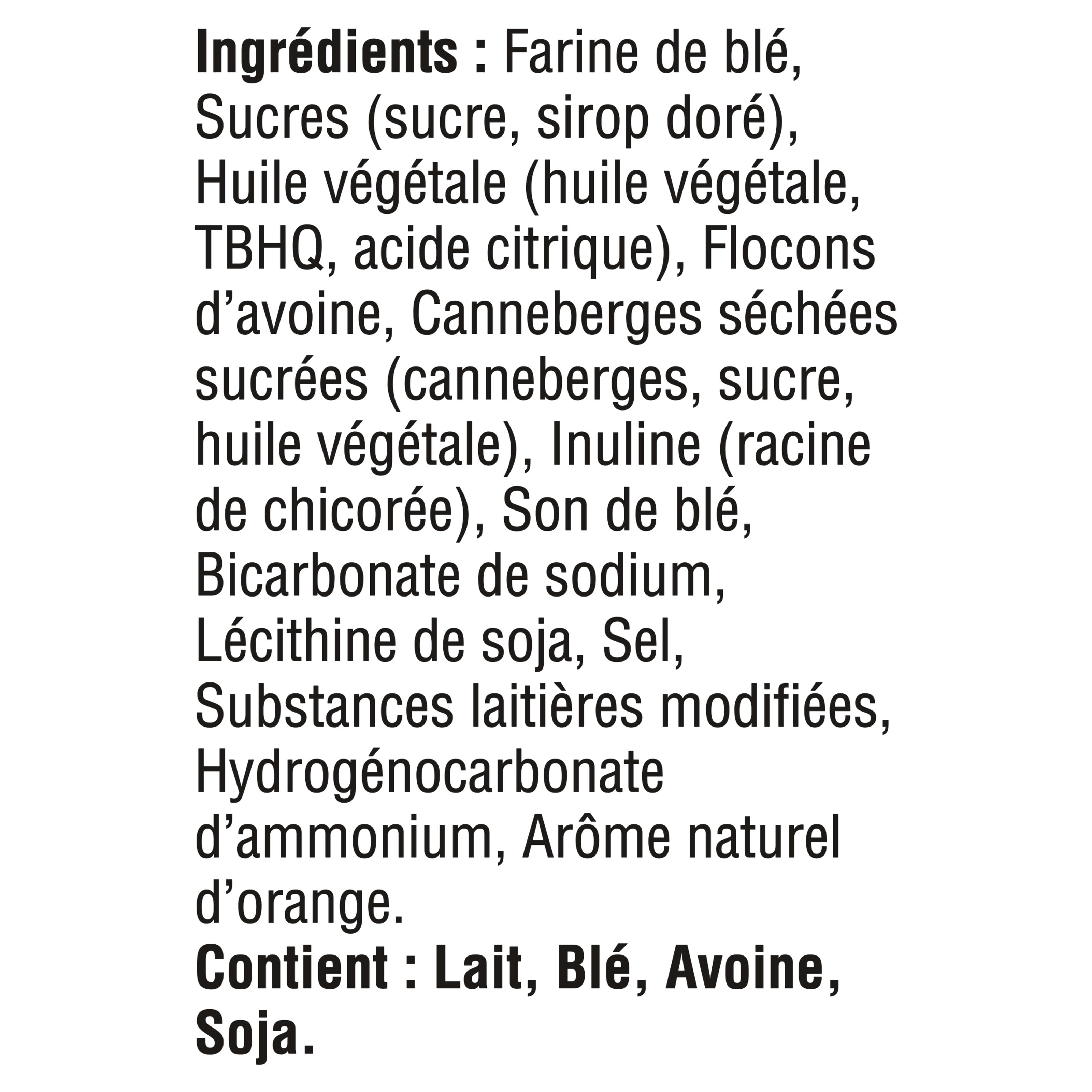 Biscuits Style de vie avoine, canneberges et agrumes de Peek Freans 290 g