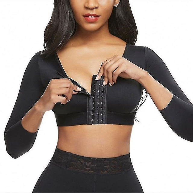 Go Womens Swear 3/4 Sleeve Arm Sr Closure Bra Post Posture Corrector Tank Top