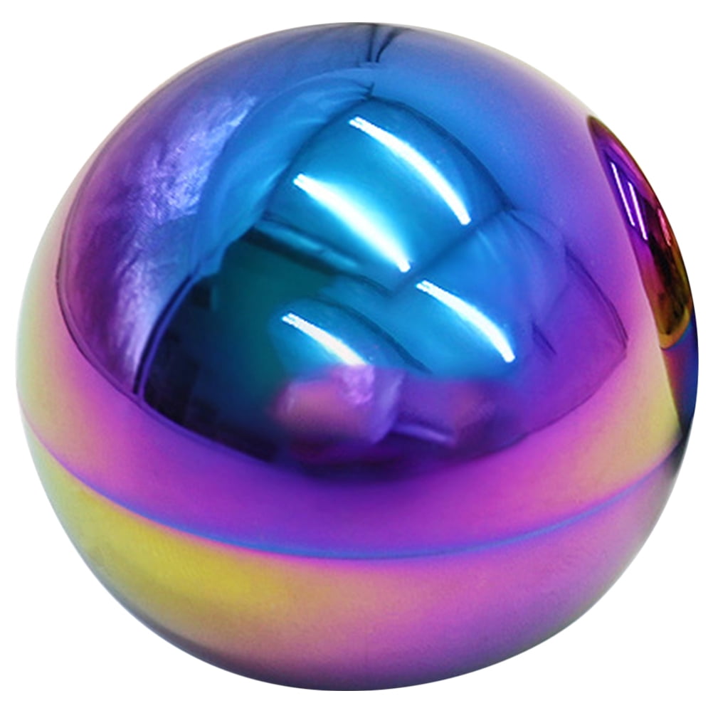 SUPVOX 10-Inch Stainless Steel Gazing Ball - Polished Reflective Garden Sphere For Outdoor Patio Decor