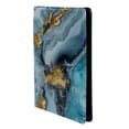 thumbnail image 3 of HemaKayy Decorative Leather Book Sleeve Covers, Colorful Book Cover for Men and Women Bible Classroom Textbook Protection and Care (6.3" x 8.7") - Unique Marble Texture, 3 of 5