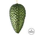 thumbnail image 3 of Vickerman 7" Moss Green Matte Glitter Pinecone Christmas Ornament, 4 per set, 3 of 3
