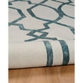 thumbnail image 5 of Linon Tripoli Catalon Polyester 8'x10' Rug in Ivory and Teal, 5 of 5