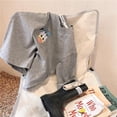 thumbnail image 5 of Camiseta de manga larga con estampado de dibujos animados para niños, camisa Base de cuello redondo para niños, camisetas versátiles de Color sólido, disfraz informal de primavera 2024, 5 of 5