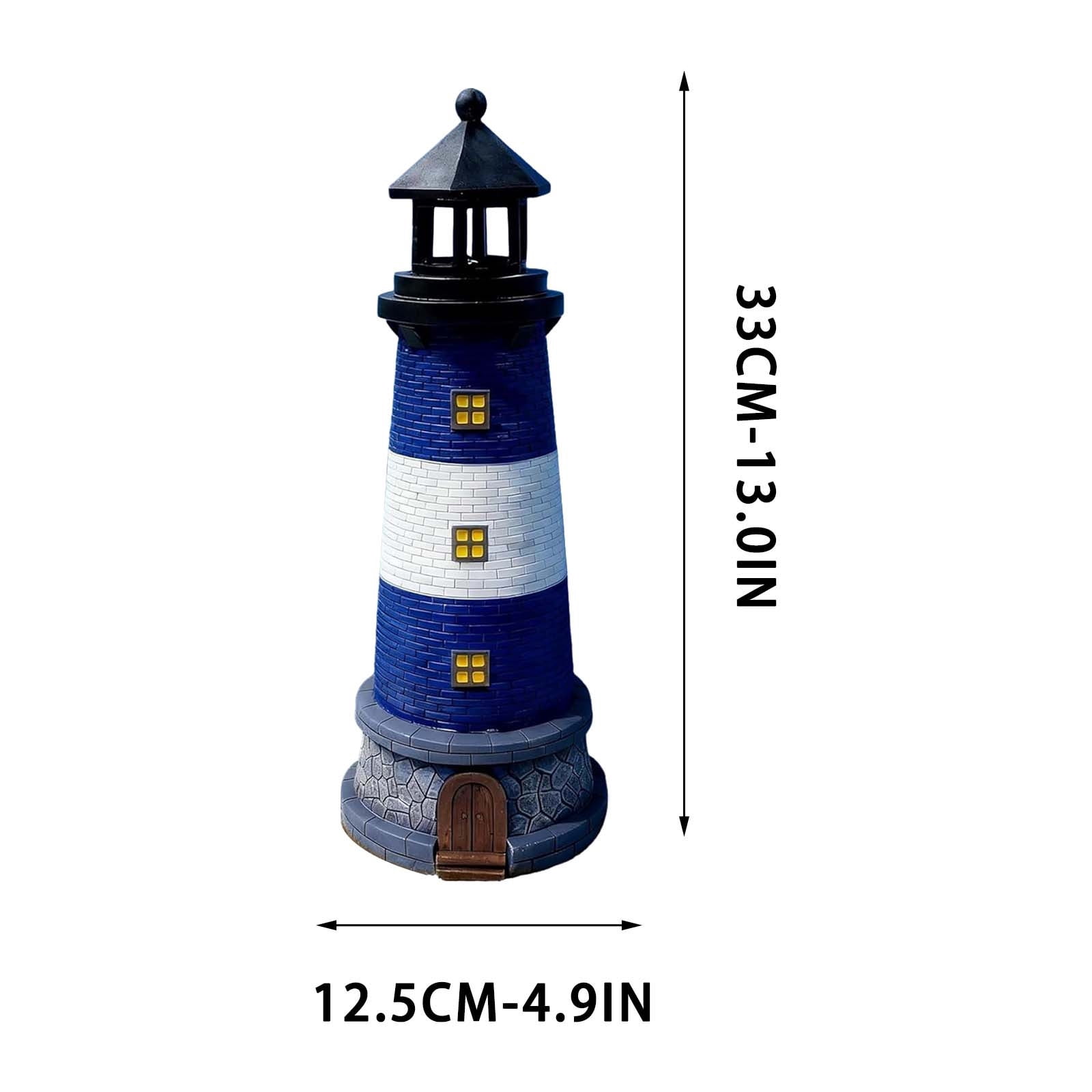 Solar powered lighthouse decoration,Outdoor garden light tower,Solar light for yard decor,Lawn ornament with LED lights,Weather resistant solar lamp,Automatic dusk to dawn solar light