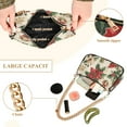 thumbnail image 2 of FORMRS Womens Shoulder Bag with Chain Strap Clutch Purse Cute Tote Handbag, Christmas Poinsettia, 2 of 7
