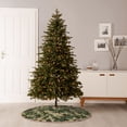 thumbnail image 6 of Sikiie Camouflag Nativity Christmas Tree Skirt, Jesus Christian Winter Holiday Tree Mat Decoration(30-48IN)48", 6 of 6