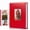 Red, variant on 4x6 Photo Album Holds 300 Pictures, Linen Cover with Front Window, Large Capacity Slip-in Picture Album for Weddings, Kids, Travel, Anniversaries, and Family Baby Photos, Black