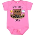 thumbnail image 3 of Inktastic My First Groundhog Day Cute Boys or Girls Baby Bodysuit, 3 of 5