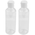 thumbnail image 1 of 8 botellas de plástico transparente de 100 ml con tapa para viajes, champú, loción, envase cosmético, 1 of 8