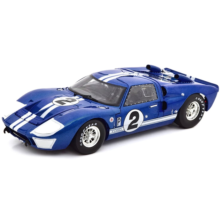 シェルビーコレクティブルズ1:18　1966フォード GT40 MKII 1966 Ford GT40 Mark II #2 Blue 12 Hours of Sebring 1/18 Diecast
