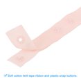 thumbnail image 4 of Uxcell 2 Yard Snap Button Tape for Sewing Cotton Snap Trim Fastener Double Buckles Tape for Clothes DIY Misty Rose, 4 of 7