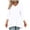 White, variant on BLVB 3/4 Sleeve Tunic Tops for Women Loose Fit Dressy Casual Blouses V Neck Oversized T Shirts with Asymmetrical Hem