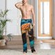 thumbnail image 2 of Balery Colorful Flower Sea Turtle Pantalones de pijama para hombre, pijama ultraligero, pantalón de descanso-X-Large, 2 of 6