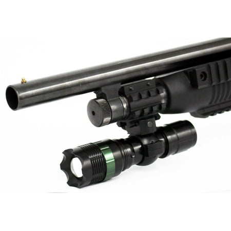 Mossberg 12 Gauge - Trinity 800 Lumen Tactical Flashlight with Mount for 12 Gauge Mossberg 500, Mossberg 500 accessories.