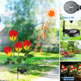 thumbnail image 3 of Luces solares de jardín Lily para jardín, pasaje, patio, decoración exterior para patio delantero Ormromra CPB-US-DYP567, 3 of 5