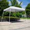 thumbnail image 4 of Topcobe 10' x 10' Canopy Tent Tents and Canopies Outdoor Tents and Canopy, White Portable Waterproof Tent Canopy Tents for Outside Party Waterproof Canopy Wedding Tent BBQ Shelte, 4 of 5