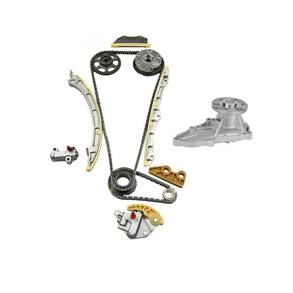 REVO Timing Chain Kit 90711SA Water Pump AW6233 for 08-15 Honda Accord CR-V Crosstour Acura TSX 2.4L