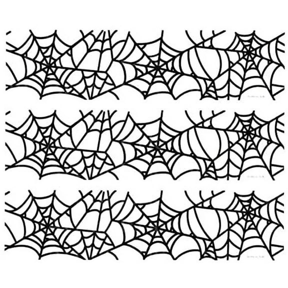 Spider Web Halloween Cake Topper by Whimsical Practicality (1 Count)