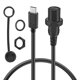 thumbnail image 5 of Cable de montaje empotrado tipo C 3.1/Tipo C 3.0/Tipo C 2.0 10Gbps 1M para panel de instrumentos, 5 of 8