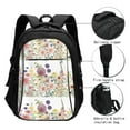 thumbnail image 3 of Balery Autumn Garden Mochila con carga USB para hombre y mujer - Mochila impermeable y antirrobo para laptop con puerto USB para viajes, trabajo, 3 of 7