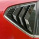 thumbnail image 3 of For Nissan Tiida 2011 2012 2013 2014 2015 Car Rear Side Window Blinds Trim Cover Louver Stickers Frame ABS Carbon Fiber, 3 of 5