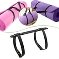 thumbnail image 4 of Correa multiusos para esterilla de yoga, ajustable, de PU, para el hombro, para colchonetas de fitness, plegable. negro, 4 of 8