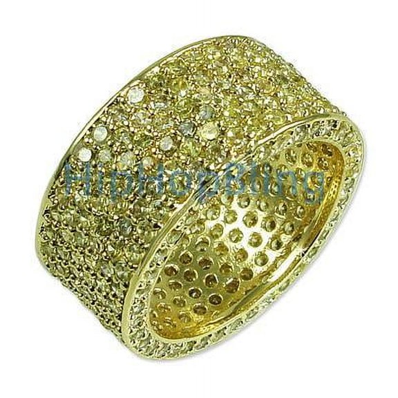 Lemonade 360 Eternity CZ Iced Out Ring